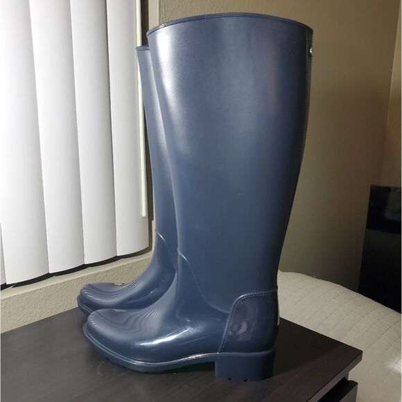 Sam Edelman Sydney Rain Boot Navy Blue Size 8 - Picture 2 of 5